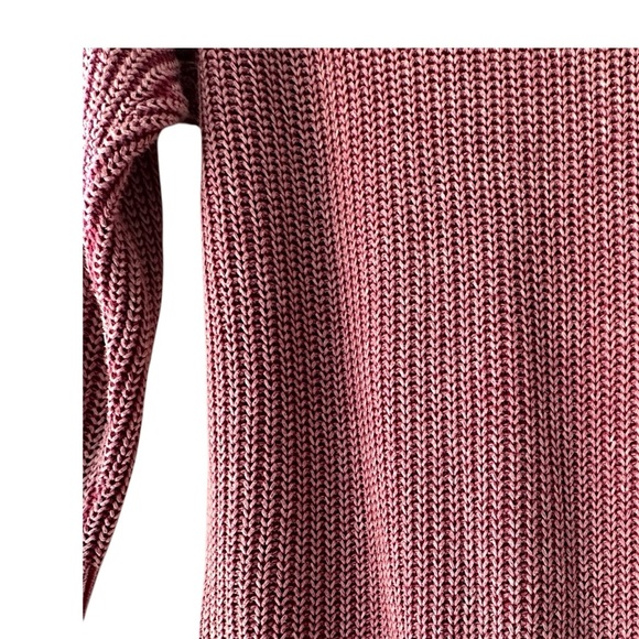 FREE PEOPLE NWOT CORAZON HALF MOON BAY COLD SHOULDER COTTON KNIT SWEATER MEDIUM - Picture 7 of 14